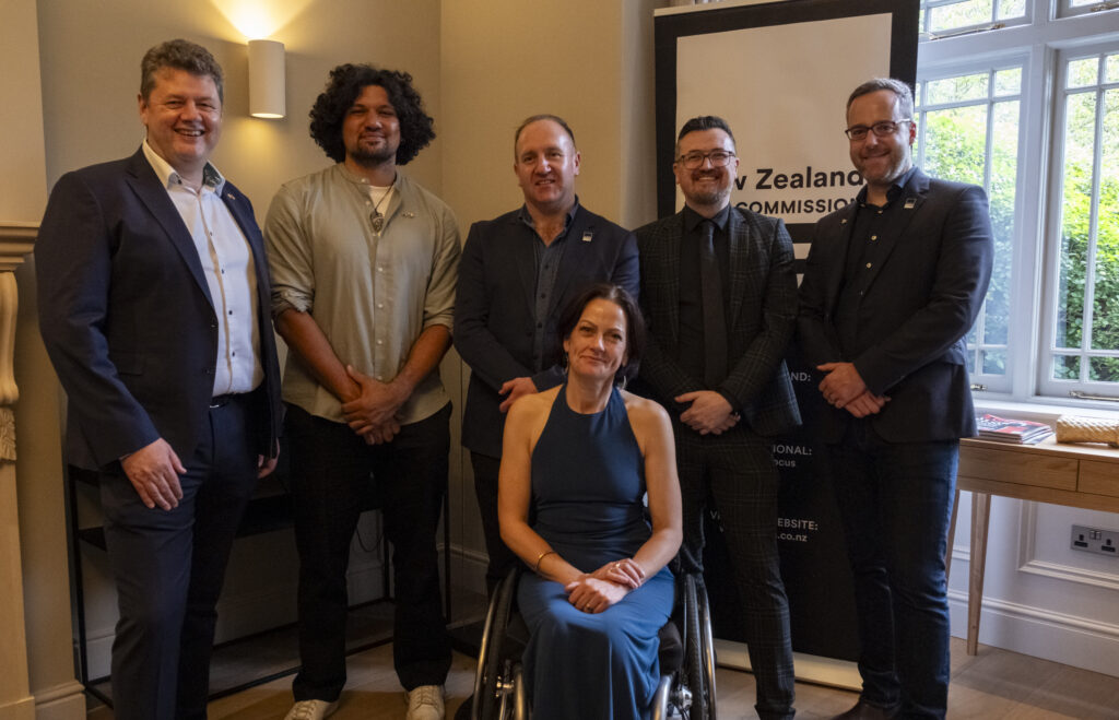 Alan Duggan (Ardán/ Galway City of Film), Seth Parata Stewart (Māoriland), Bevin Linkhorn (New Zealand Film Commission), Tanya Black (Screen Wellington/ Wellington City of Film), Gar O'Brien Collins (WRAP/ Ardán), Chris Payne (New Zealand Film Commission)